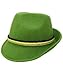 Green Alpine Bavarian German Felt Hat Oktoberfest Halloween Costume