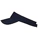 Pro Style Cotton Twill Washed Visor - Navy