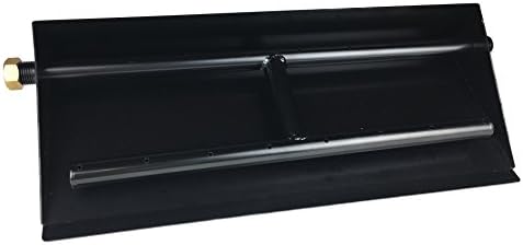 Tretco Steel H-Pan Fire Pit Fireplace Gas Burner (16 inch)