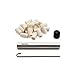 Silverstick Travel Pipe with 25 Cotton Filters, a Stainless Steel Poker and an End Cap.