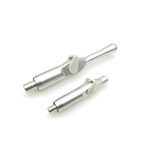 Aluminum Strong Suction Head Weak Suction Head Long Type for Dental Chair by NSKR HPS (1 Pair)