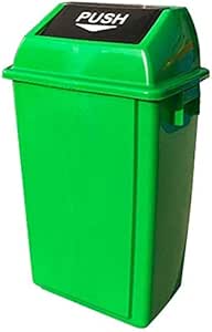 GFF Bote de Basura Ambiental, Bote de Basura de plástico Cuadrado Tapa