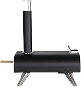 Zanussi ZPO1BPC Outdoor 12 Inch Wood Pellet Pizza Oven with Paddle Cover view 16