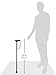 Carex Soft Grip Folding Cane - Foldable Walking Cane For Men and Women - Adjustable Height (33