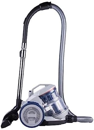 Aspirador sem saco DD2501, 850 W, filtro HEPA 12, alcance de 7,5 m, escova combinada e embutida, escova de parquet, 5,5 kg, caixa de recolha de pó de 1,5 L, cinzento/azul