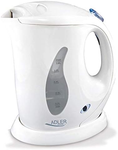 Adler HKK00186 AD 02 Bouilloire électrique, 760 W, 0.6 liters, Blanc - Cuisine A Vivre Adler HKK00186 AD 02 Bouilloire électrique, 760 W, 0.6 liters, Blanc