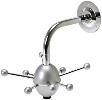 Designer Lounge Wall Coat Rack Sputnik Silver Amazon De Kuche Haushalt
