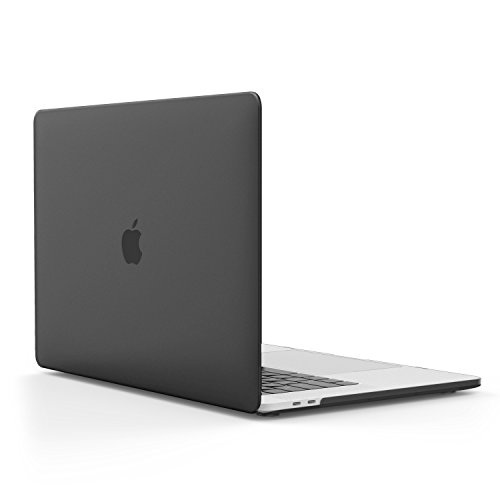 MoKo MacBook Pro 15 Case 2018/2017/2016, Slim PC Hard Shell Protective Cover for Newest Release 2018/2017/2016 Apple MacBook Pro 15 Inch with Retina Display A1990/A1707 Laptop, Translucent Black