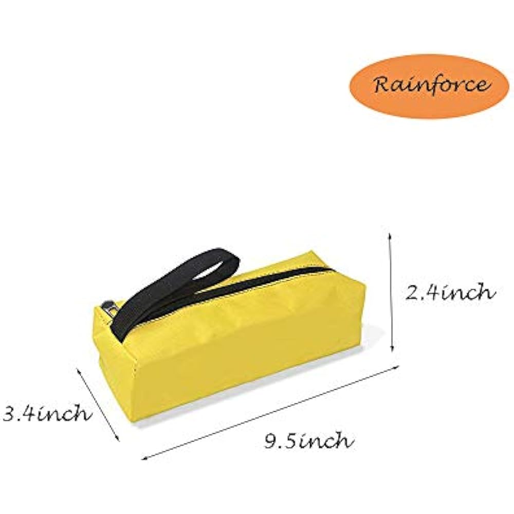 Canvas Zipper Bag, Heavy Duty Tool Pouch Tote Bags, Multipurpose Tools