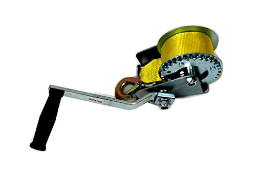 UI-Pro-Tools-Hand-Crank-Strap-Winch-1200lb-Capacity-ATV-Boat-Trailer-Heavy-Duty UI-Pro-Tools-Hand-Crank-Strap-Winch-1200lb-Capacity-ATV-Boat-Trailer-Heavy-Duty