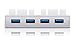 Cateck USB 3.0 HUB, Premium 4-Port USB 3.0 Hub with 2-Foot USB 3.0 Cable Exclusively Designed for iMac Slim Unibody