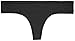 adidas Women's Superlite Thong Underwear (1-Pack), Black/Matte Silver, X-LARGE