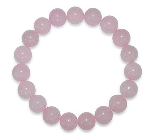 Rose quartz bracelet, natural, 10mm