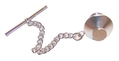 Gold & Silver Tie Tacks Tie Down Tie Stay Metal Tie Tacks Lapel Pin Clutch for Cravat Ascot Tie - Thumbnail 2