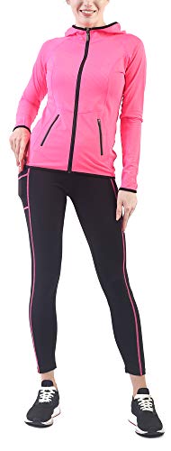 Activewear Sets for Women-Track Leggings Pants Hoodie Jackets 2 Piece Set Tracksuits Yoga Outfit Jogging Workout Set Gymwear