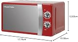Russell Hobbs RHMM701R 17L 700W Red Solo Microwave with 5 Power Levels view 12