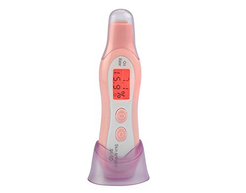 Neon SK-5D Battery Operated Skin Care Digital Analyzer Monitor for Skin Moisture Oil Skin Testing Tester Pen with LCD Display for Home, Traveling, Beauty Salon