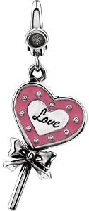 Enamel Heart Shaped Lollipop Charm