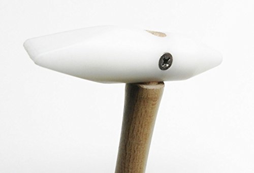 NYLON HAMMER WEDGE & CONE HEAD DOMING SHAPING & FORMING JEWELRY PLASTIC MALLET (E 4) - Thumbnail 2