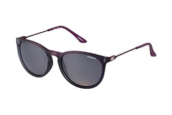 O'Neill Women's Polarized Round Sunglasses, Frosted Berry