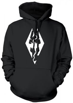 THE ELDER SCROLLS Skyrim Dragon Symbol Small Hoodie (GE1218S)