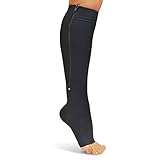 Zipper Compression Socks - Black - Small