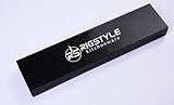 RIGSTYLE German Chef Knife 8 inch, High Carbon Stainless Steel, Sharp Blade with Ergonomic Handle for Professional Chefs, Restaurants & Home Kitchens, Meat, Fish, Chicken & Vegetables (8 inch (Old))