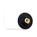 Rubber Backing Pad Black Rigid Backer Pads for Diamond Polishing Pads 5/8”-11 Hook and Loop Backing Pad (5 inch)