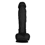 LEPO Liquid Silicone Realistic Dildo with Suction Cup for Women, 15.2…