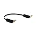 RIIPOO 3.5mm AUX Audio Cable - 2-Pack 15cm Double 90 Degree Angle 1/8