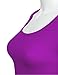 Cute Soft Slim Fitted Short Sleeve Scoop Neck Crop Tops 097-Purple US L