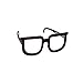 Bob's Burgers Tina Belcher's Black Square Rim Glasses