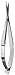 Facial Hair Scissors - Eyebrow Trimmer - Grooming Scissors for Eyebrow Shaping, Ear, Nose, Nostril Hair and Mustache Trimming – for Men and Women. Leather Case. By PEAK.