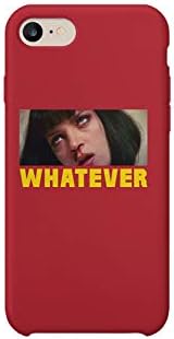 Whatever Pulp Fiction Mia Thurman Protective Phone Mobile Smartphone Case Cover Hard Plastic for iPhone 7 Plus iPhone 7s Plus Funny Gift Christmas