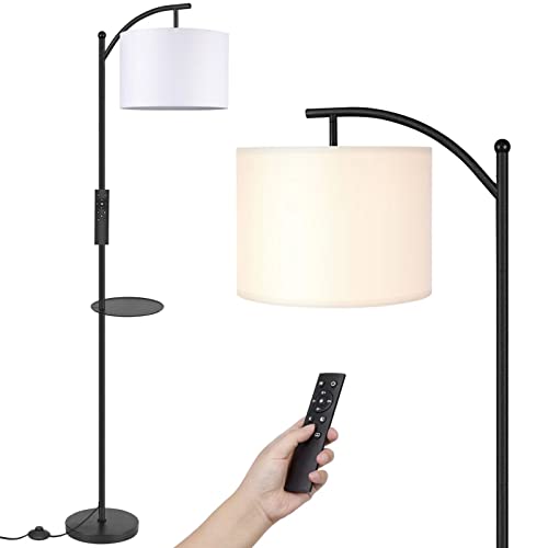 MOFFE Floor Lamp ,Led Floor Lamp with Tray,4 Color Tempratures and