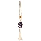 Natural Amethyst Car Rearview Mirror Pendant