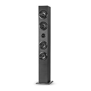 Elbe TW-402-BT multifunctionele sound-toren met Bluetooth, FM/SD/USB, 40 W, zwart