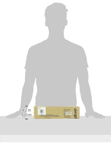 Drive Medical Deluxe Folding Blind Cane, Reflective Red