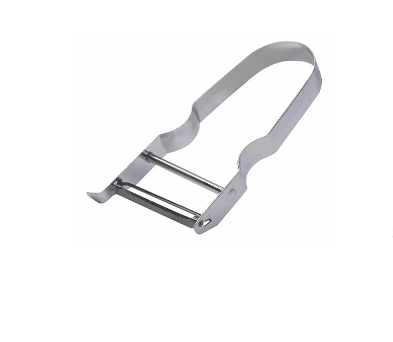 CIV 11cm Steel Peeler Fruit Vegetable Peeler Ergonomic Handle Smooth Cut