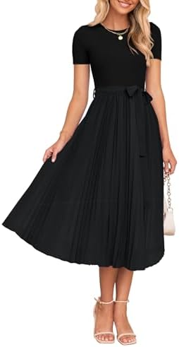smocked chiffon peasant-sleeve dress Smocked Chiffon Peasant-Sleeve Dress
