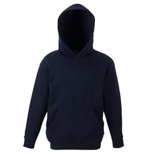 Fruit of the Loom Sweatshirt met capuchon voor kinderen.