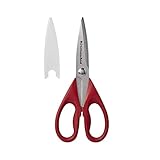 KitchenAid KC351OHERA Shears with Soft Grip Handles, One Size, Red