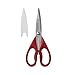 KitchenAid All Purpose Shears with Protective Sheath, 8.72-Inch, Red