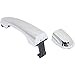 Parts Galaxy Exterior Door Handle for 2011-2015 Kia Sorento Rear, Driver Side Chrome Plastic