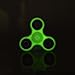AnnVan Tri-Spinner Fidget Hand Spinner Toy - Engineering Plastics Material Durable Ultra High Speed Bearings - Good for ADHD EDC and Focus Anxiety Relief (Luminous White)