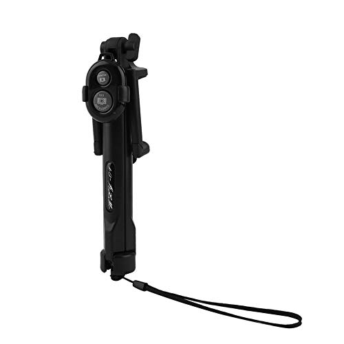Selfie Stick Monopod Tripod, Stainless Steel 4 in 1 Wireless Remote Shutter+Handheld Cellphone Selfie Stick Monopod+Tripod+Holder for IOS Android SmartPhone - Thumbnail 4