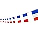 France Flag French Flag,100Feet/76PcsNational Country World Pennant Flags Banner,Party Decorations Supplies For,Bar,Indoor and outdoor flags,Intarnational Festival