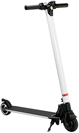 XINHONGJING Easy Folding Aluminum Alloy Electric Scooter Foldable Bike E-Scooter Electric Bicycle Scooter Ebike with 10.4AH Battery and Taillight plus Kickstand for Adults &amp; Children (White)