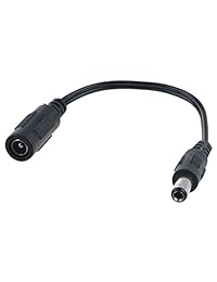 flashmen BNC Video Cable de alimentación Cable de alambre para cámara CCTV DVR sistema de vigilancia de seguridad (incluidos 2 x BNC a RCA Conectores 2 x BNC a BNC conectores 1 x DC Plug Adapter)