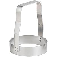 Manual Food Chopper, Stainless Steel Blade, 2.875-Inch Diameter x 3-Inches Tall, Silver